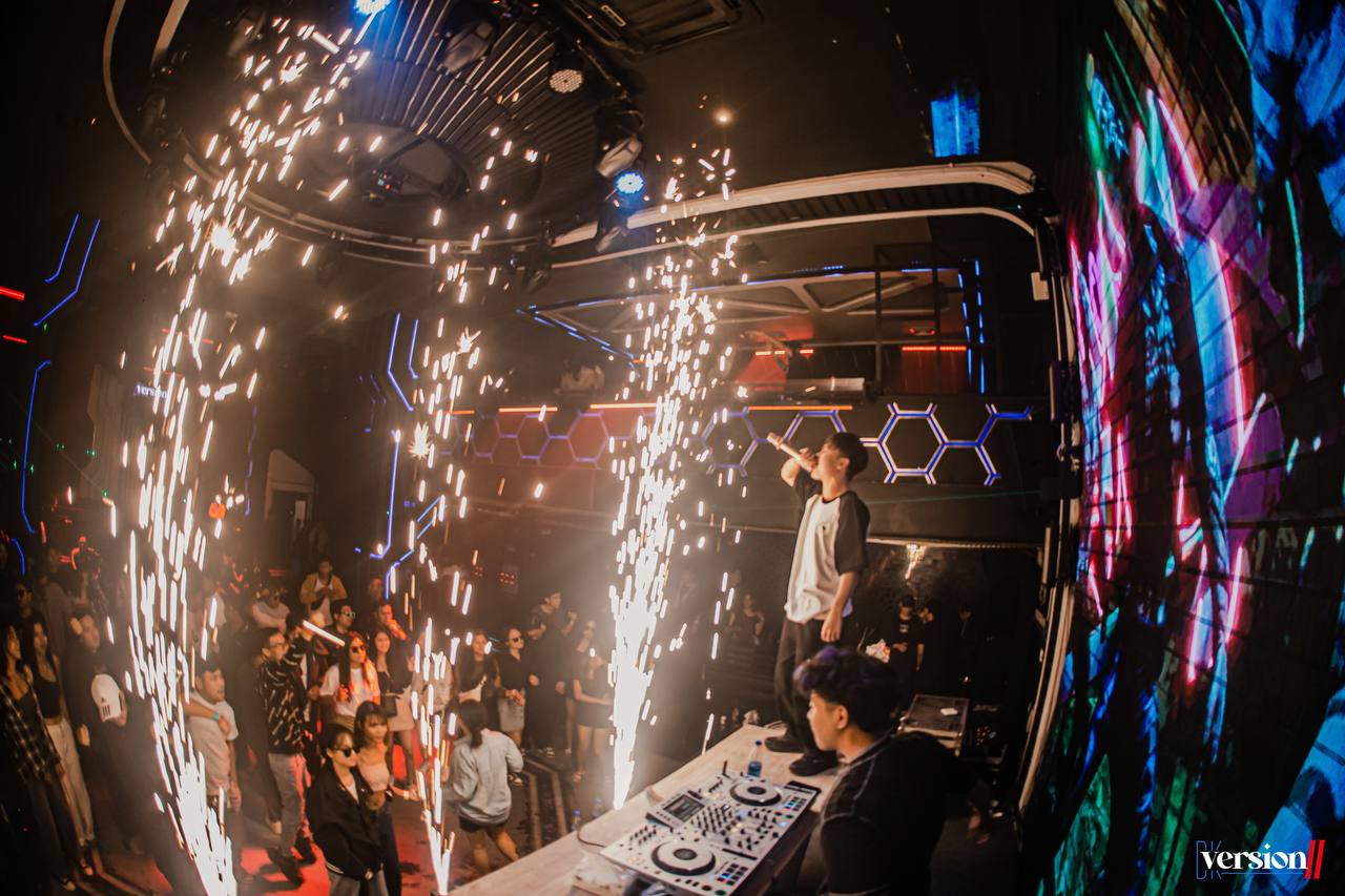 Live DJ set close-up