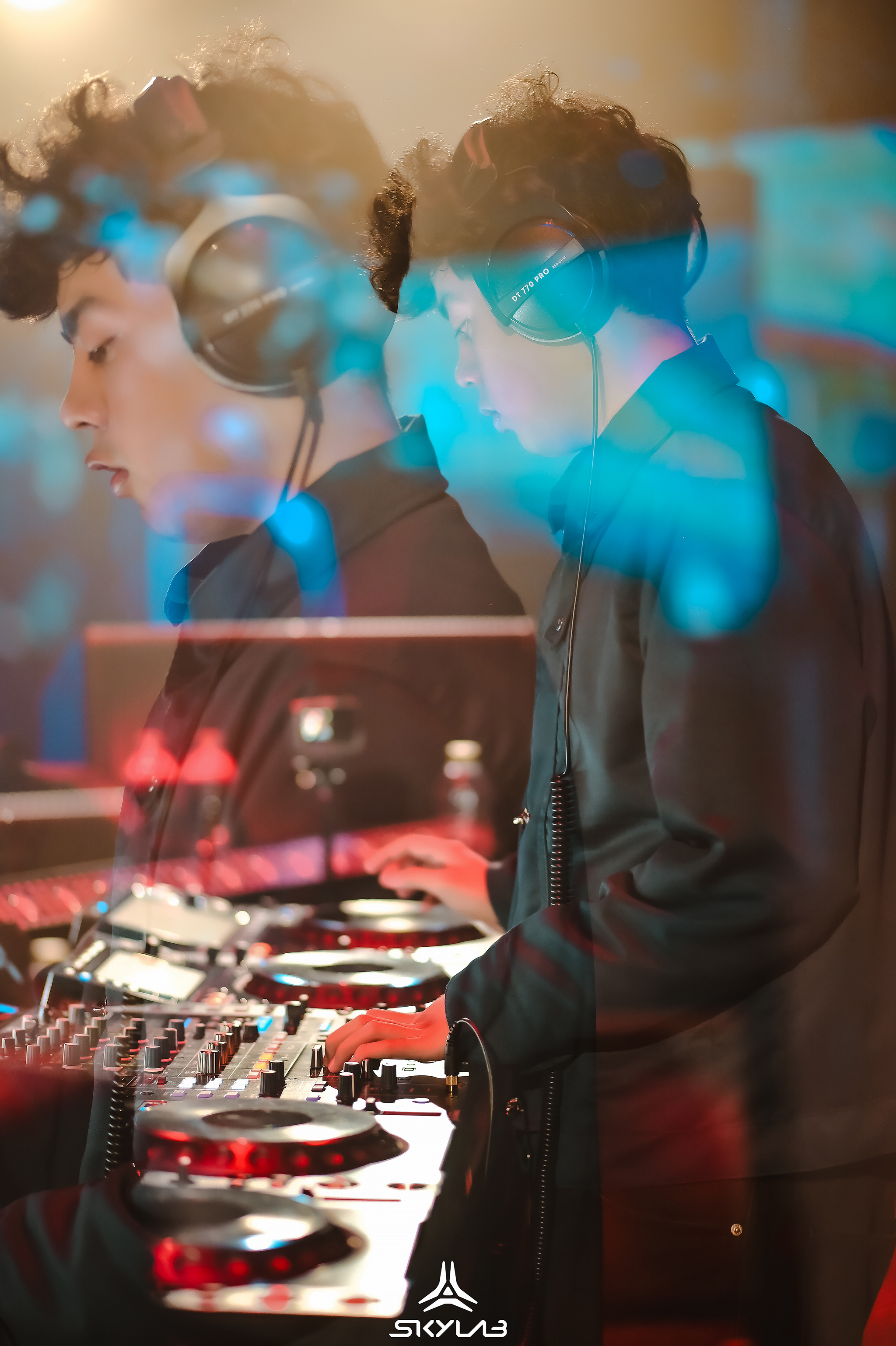 Tyson DJing at Skylab